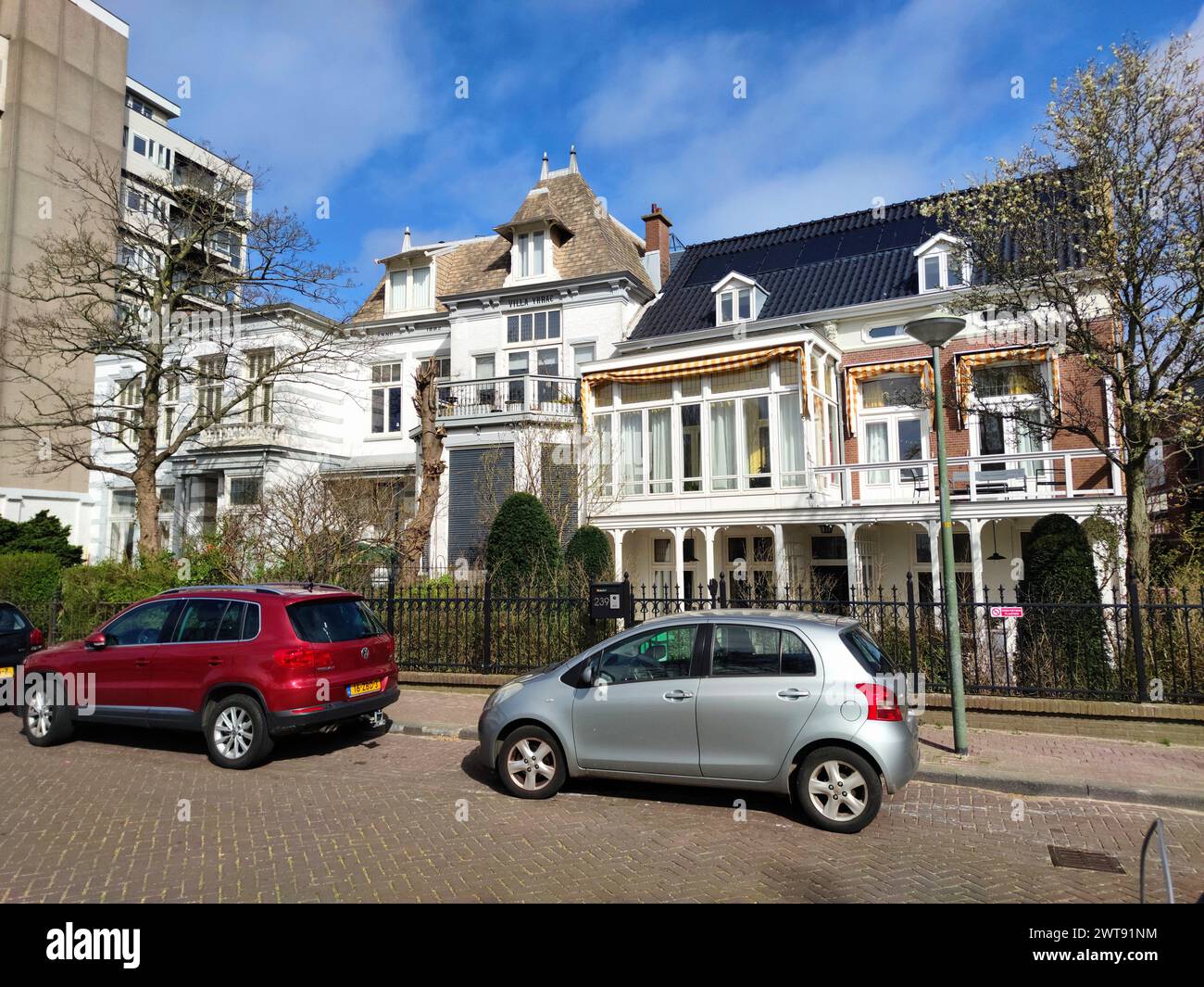 Scenic villa at Scheveningseweg in Scheveningen, The Hague, Netherlands Stock Photo