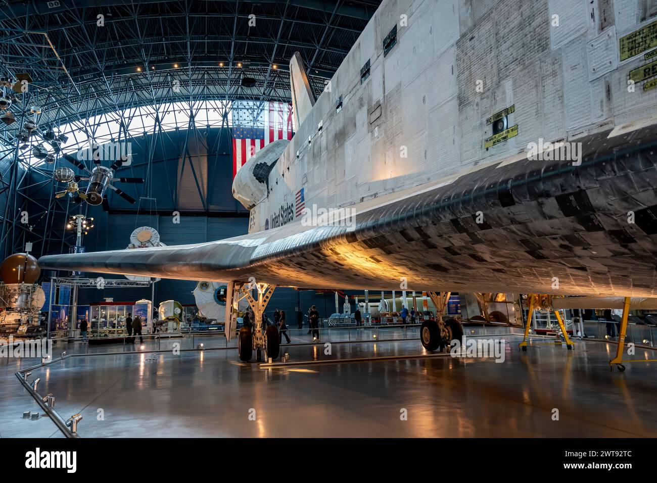 Space Shuttle Discovery on display in the James S. McDonnell Space ...