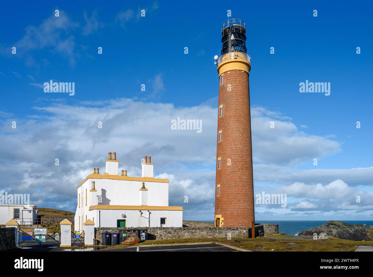 Butt of Lewis Lighthouse, Isle of Lewis,  Outer Hebrides, Scotland, UK Stock Photo