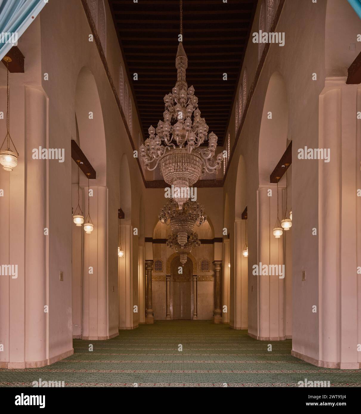 The al-Hakim Mosque, al-Anwar, is a historic mosque in Cairo, Egypt named after Al-Hakim bi-Amr Allah, the sixth Fatimid caliph and 16th Ismaili Imam. Stock Photo