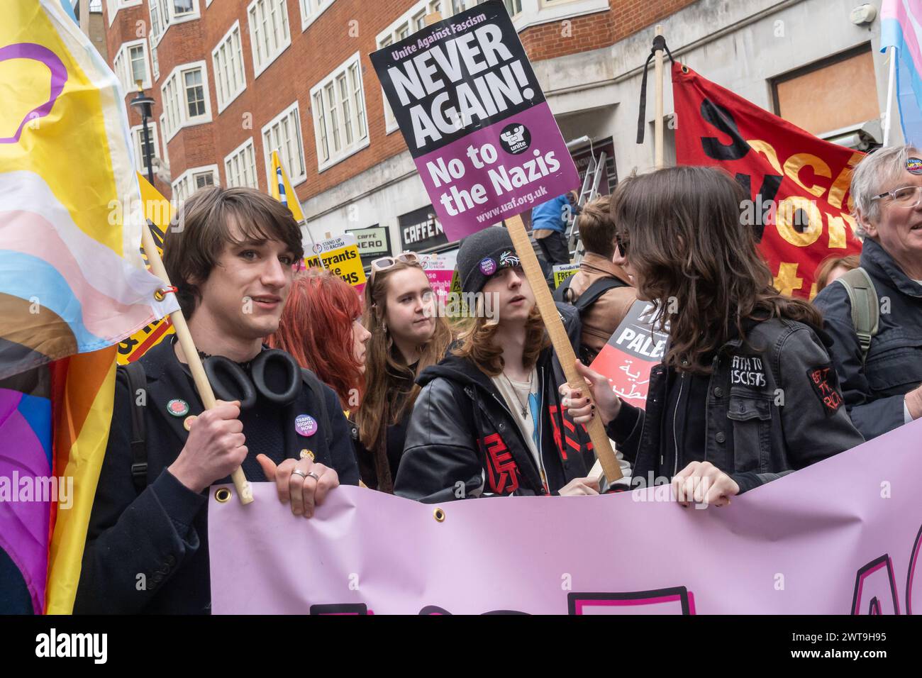 Protest again asian racism hi-res stock photography and images - Alamy