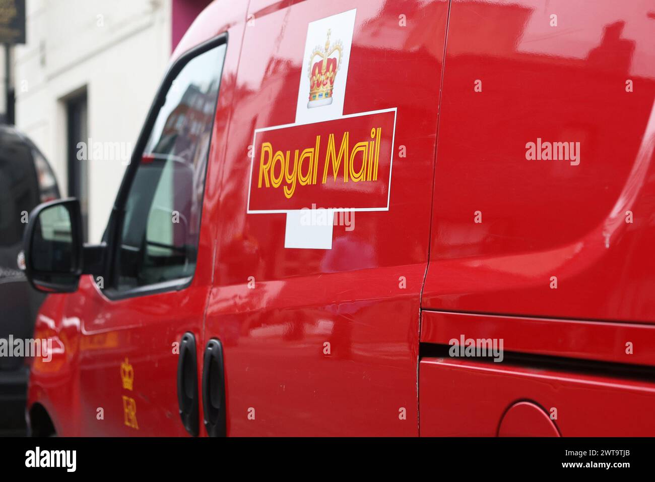 Royal Mail delivery van in Brighton, UK Stock Photo
