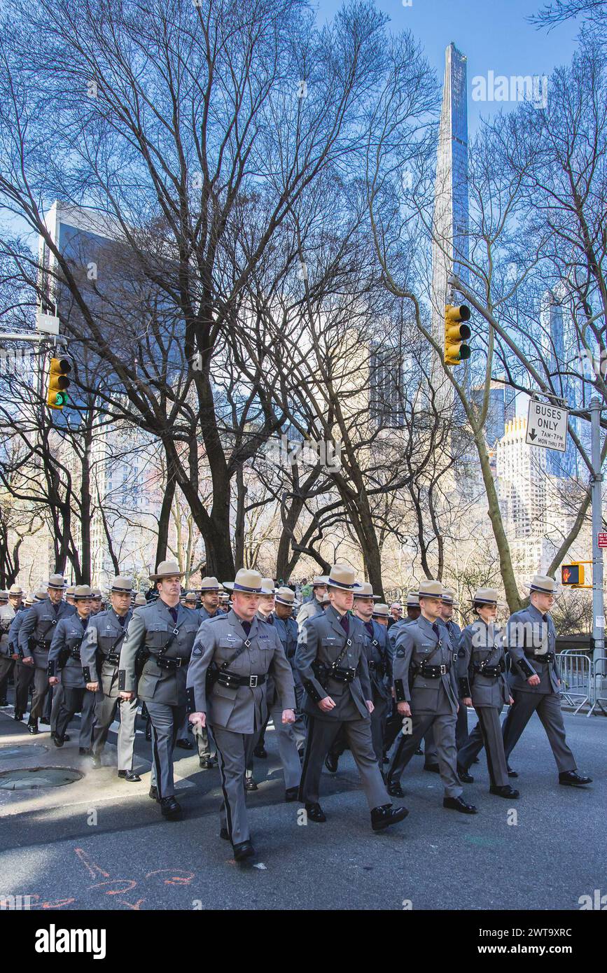 New York, USA. 15th Mar, 2024. (NEW) New York's 263rd. St.Patrick's Day