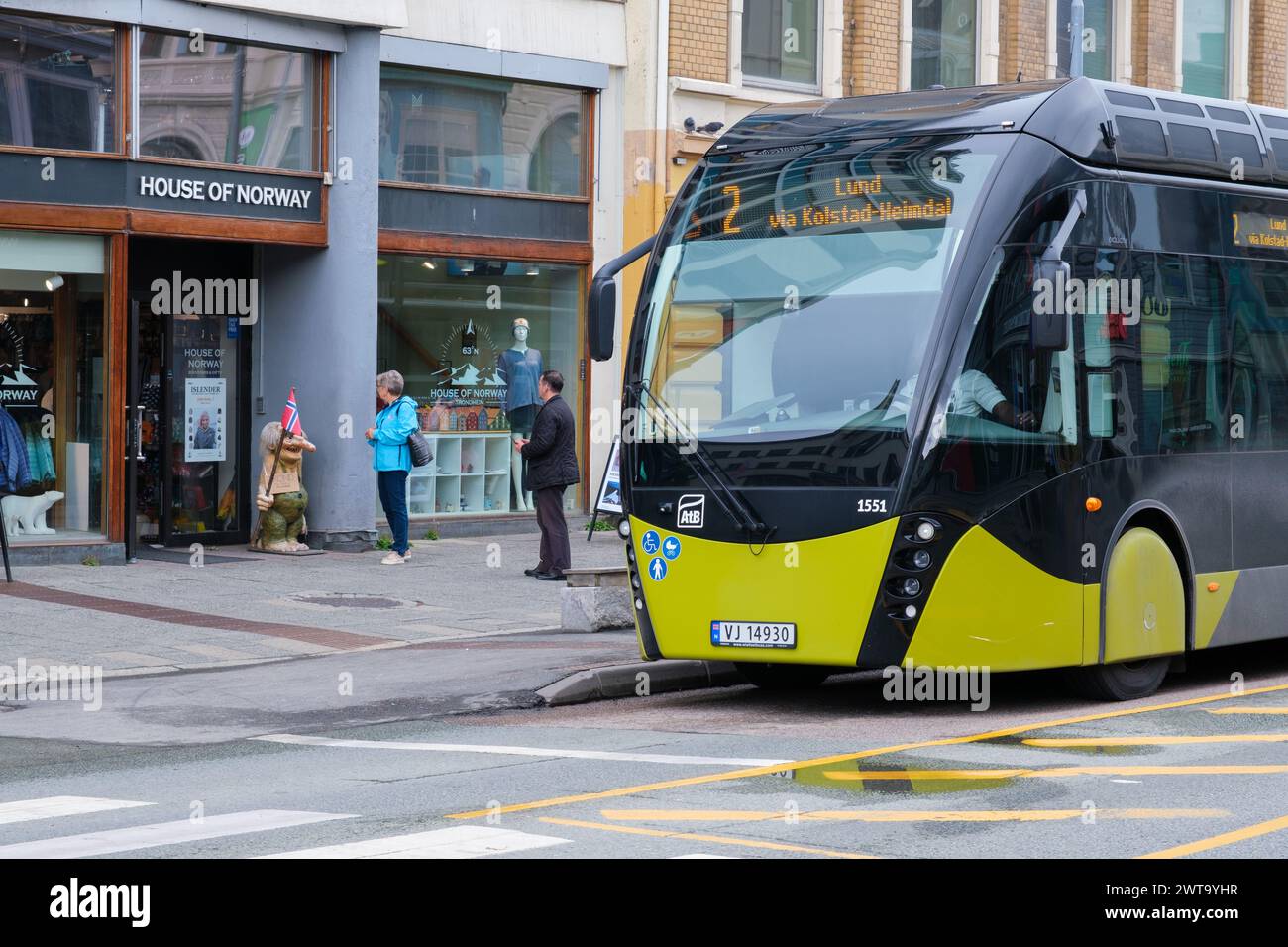 Trondheim public bus hi-res stock photography and images - Alamy