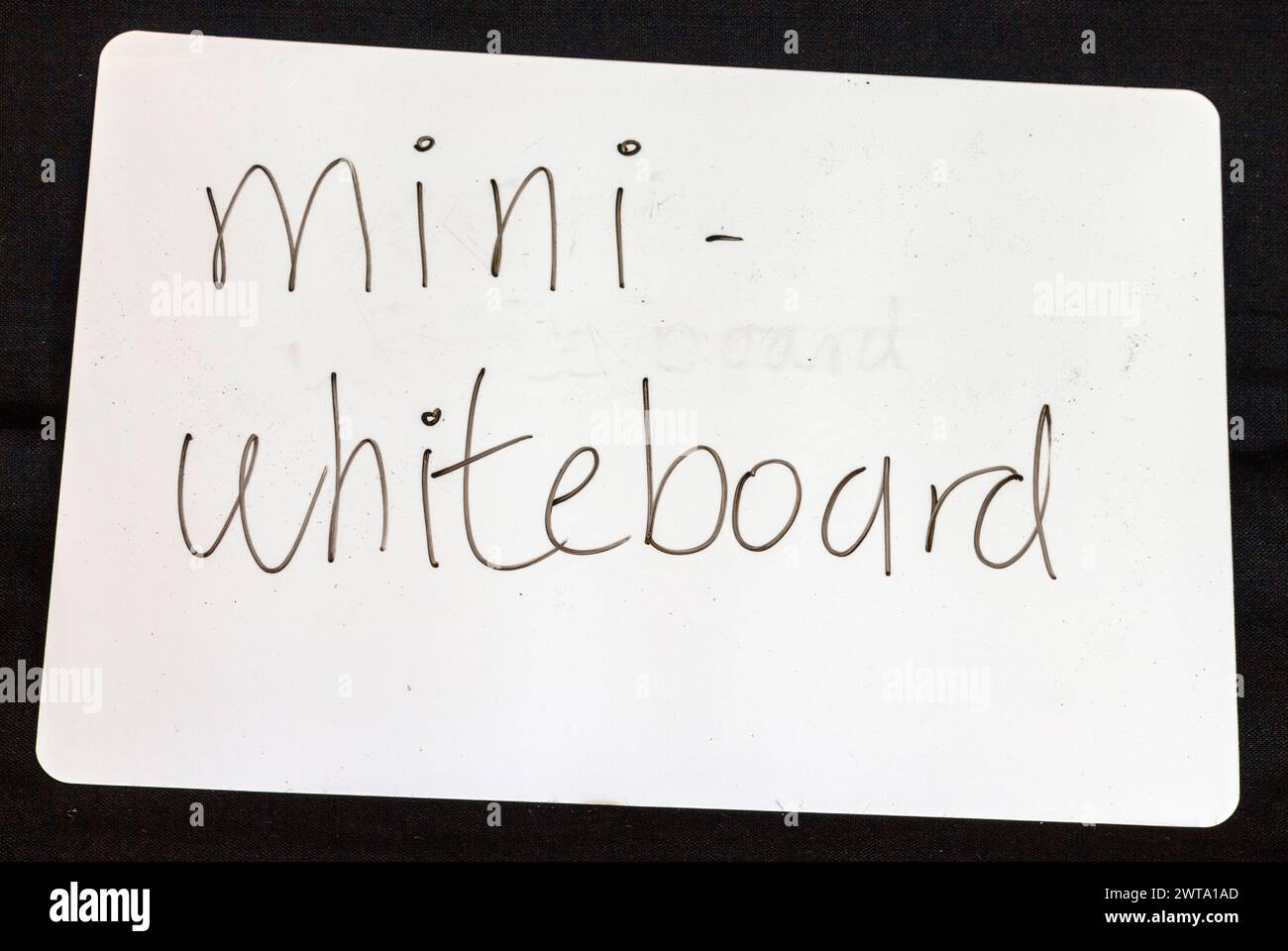 mini whiteboard Stock Photo