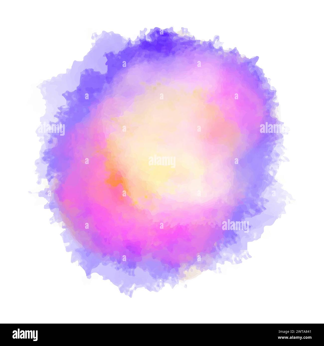 Colorful Purple Brush Circle Logo Template Vector Stock Vector Image ...