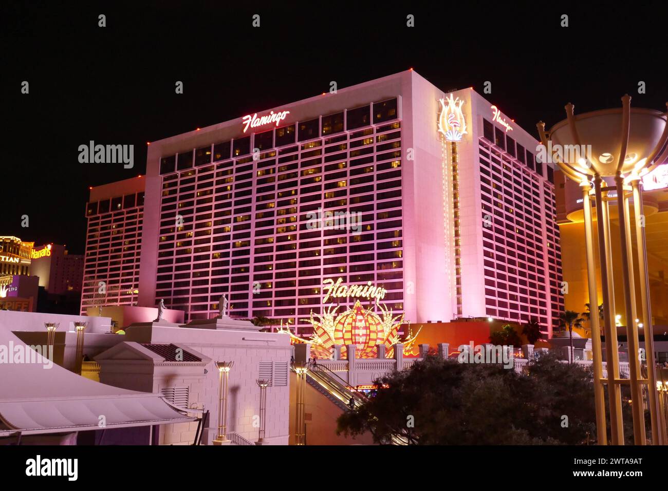 Las Vegas, Nevada, USA 7th March 2024 The Flamingo Hotel & Casino on