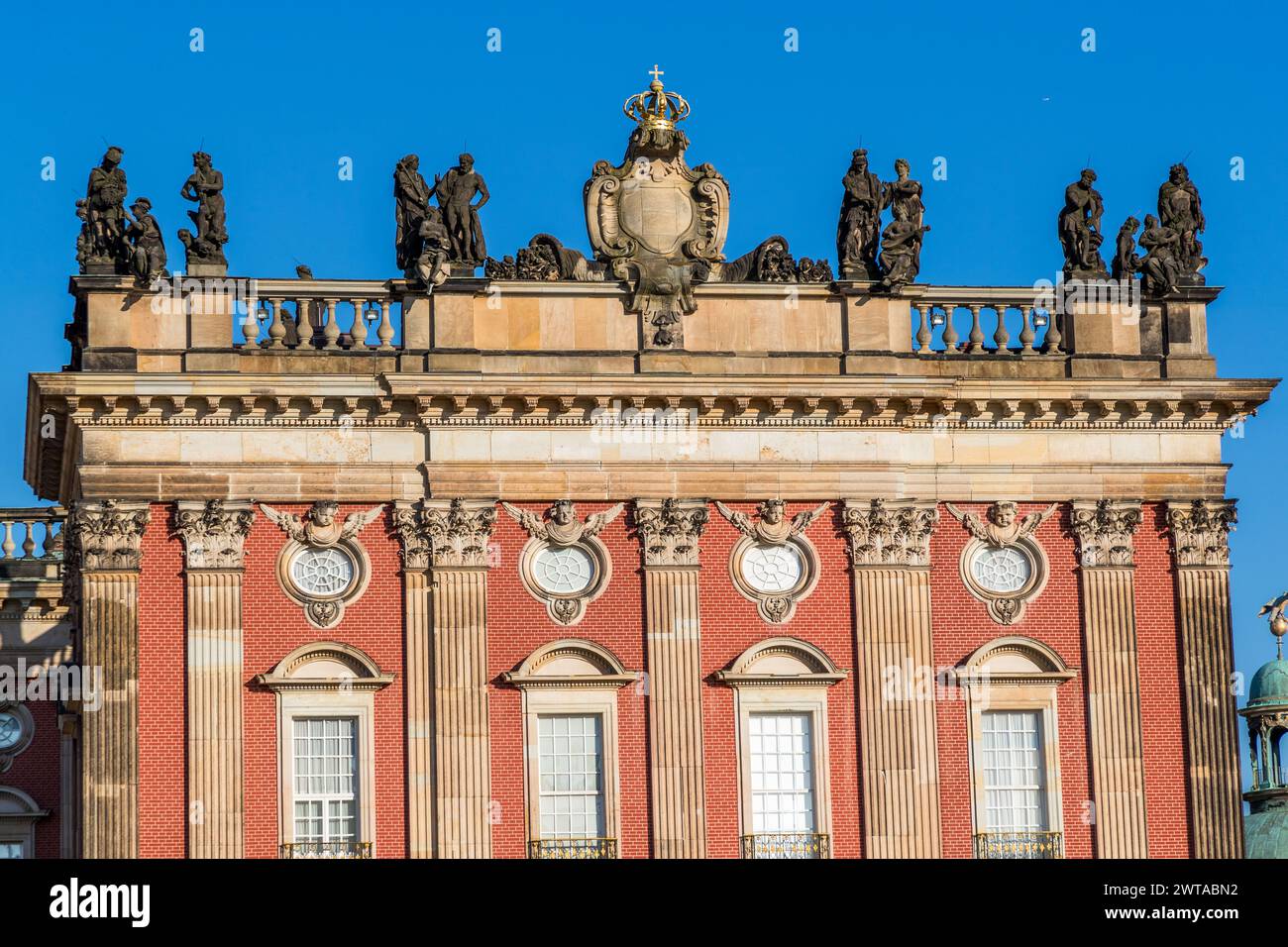 New Palais, Potsdam, Brandenburg, Brandenburg, Germany Stock Photo