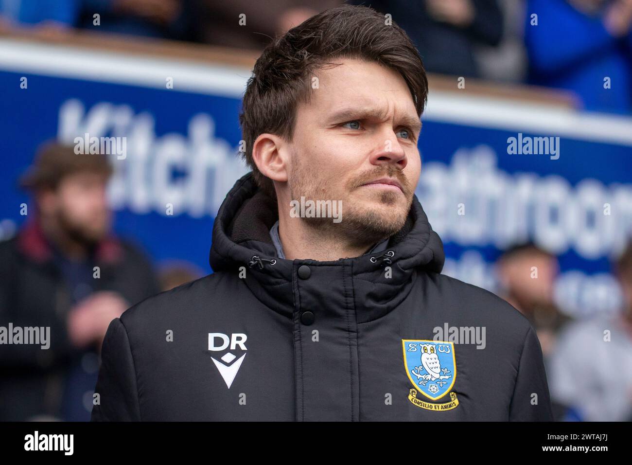 Sheffield Wednesday Manager, Danny Rohl, is seen before the Sky Bet Championship match between Ipswich Town and Sheffield Wednesday at Portman Road, Ipswich on Saturday 16th March 2024. (Photo: David Watts | MI News) Credit: MI News & Sport /Alamy Live News Stock Photo