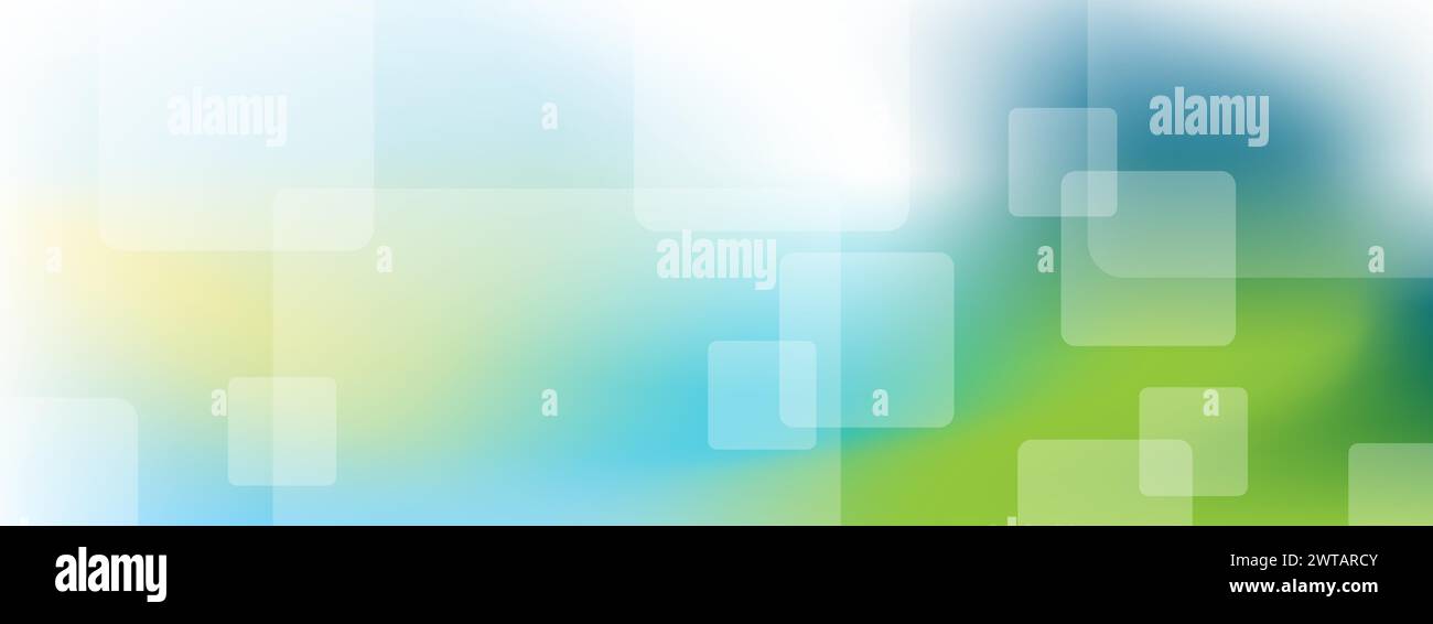 Business abstract banner background with transparent rounded squares ...