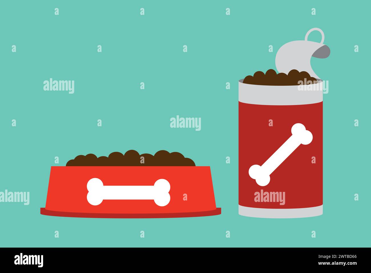 Dog food grocery store Stock Vector Images Alamy