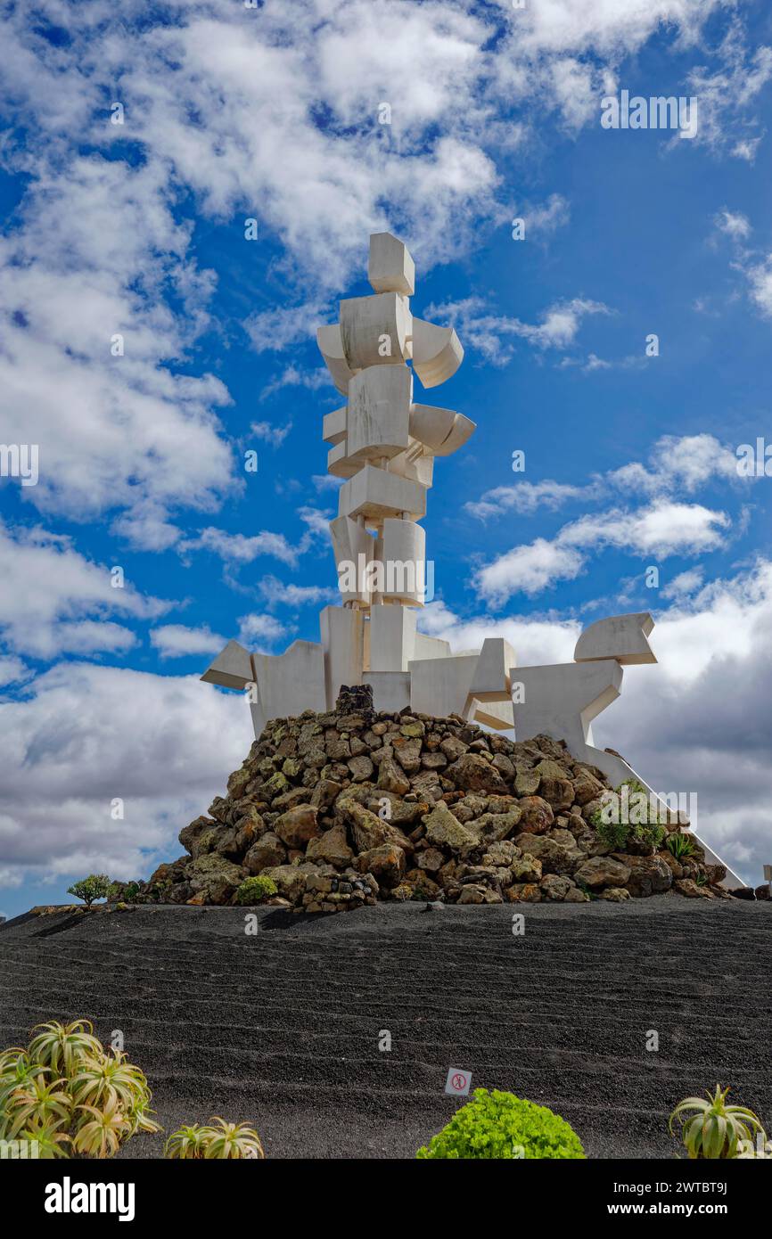 Fertility Monument, Monumento al Campesino, by the artist Cesar Manrique, municipality of San Bartolome, Lanzarote, Canary Islands, Canary Islands Stock Photo