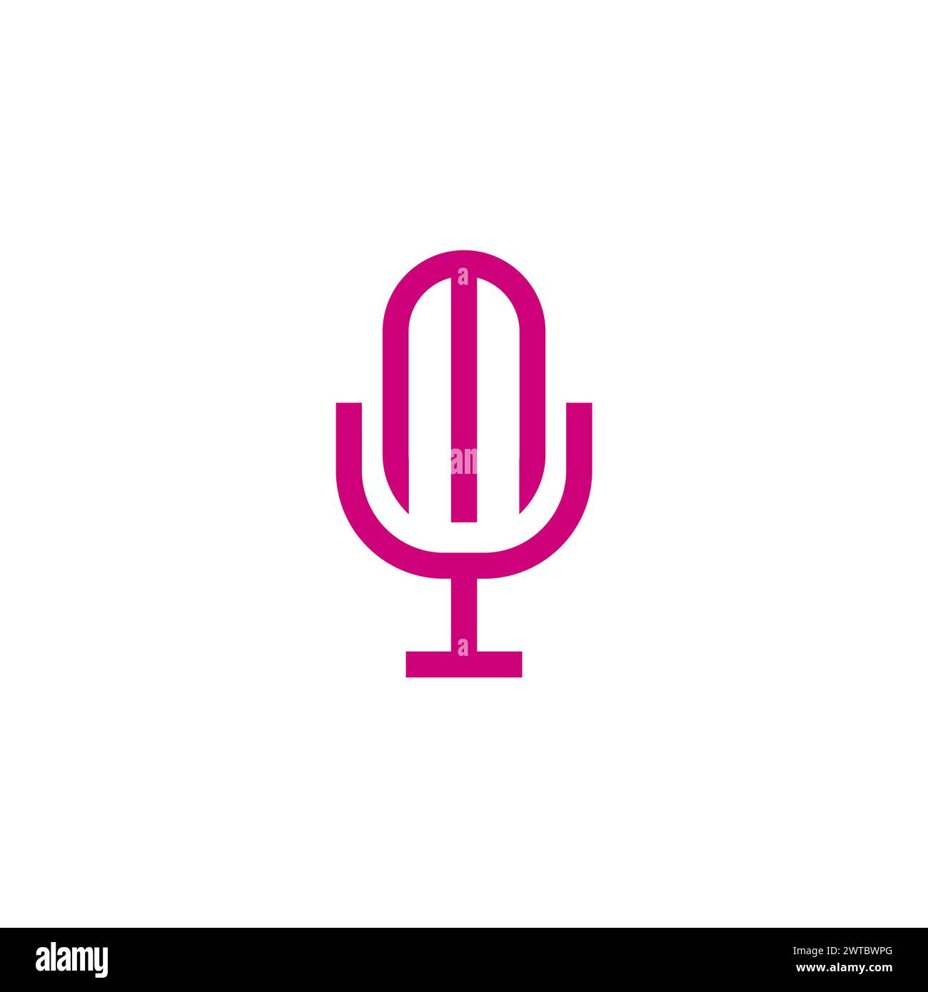 MY Audio Logo. Microphone Logo Stock Vector Image & Art - Alamy
