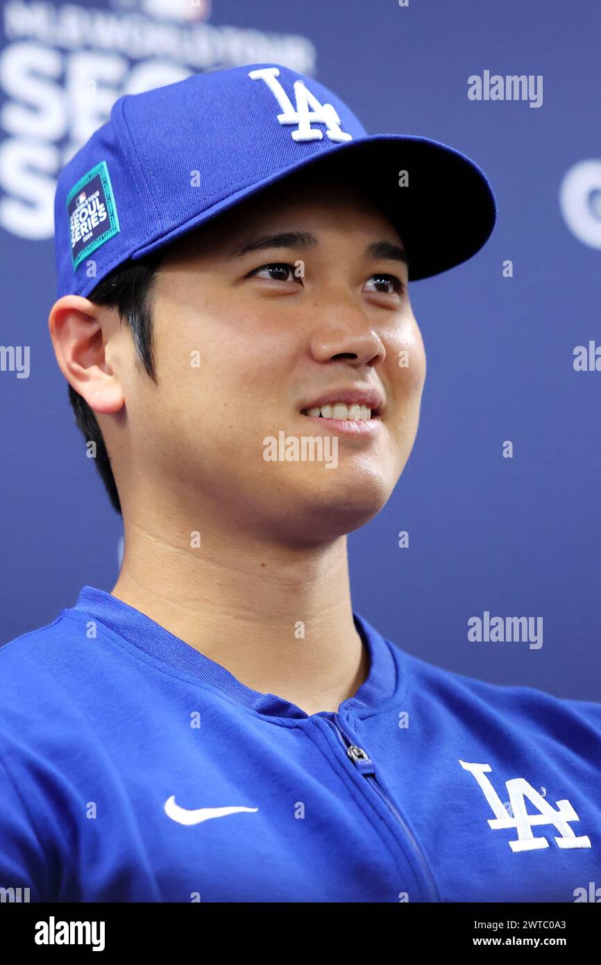 Gocheok Sky Dome, Seoul, South Korea. 16th Mar, 2024. Shohei Ohtani