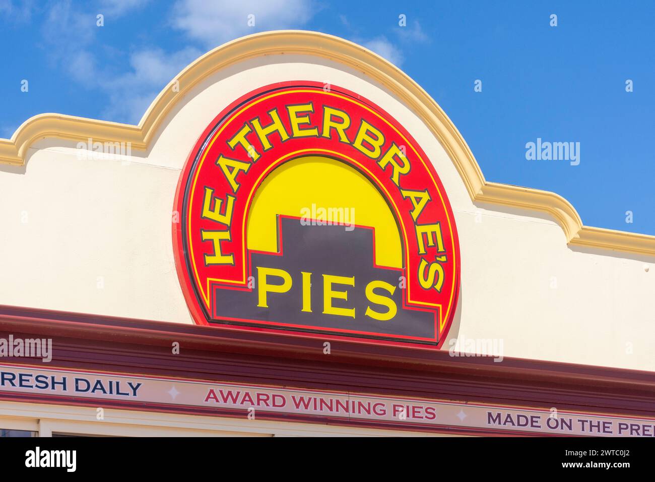 Logo heatherbraes pies pie shop fast food takeaway shops chain hi-res ...