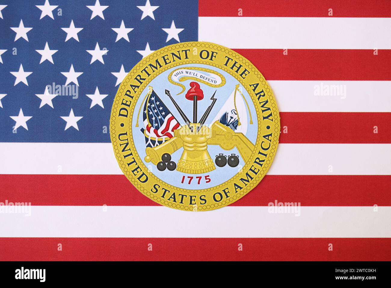 Department of the army seal hi-res stock photography and images - Alamy