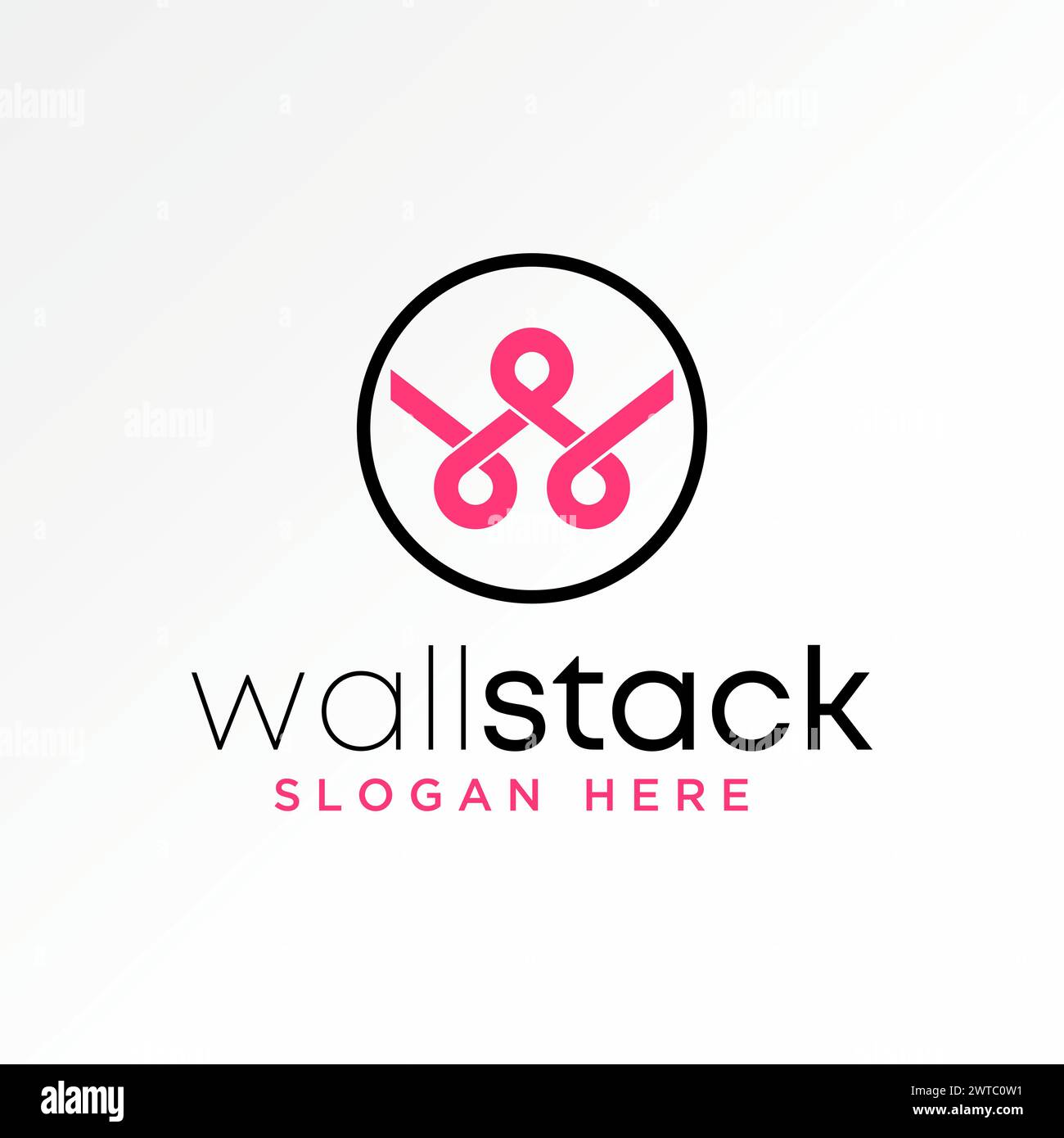 Logo design graphic concept creative premium vector stock letter ...