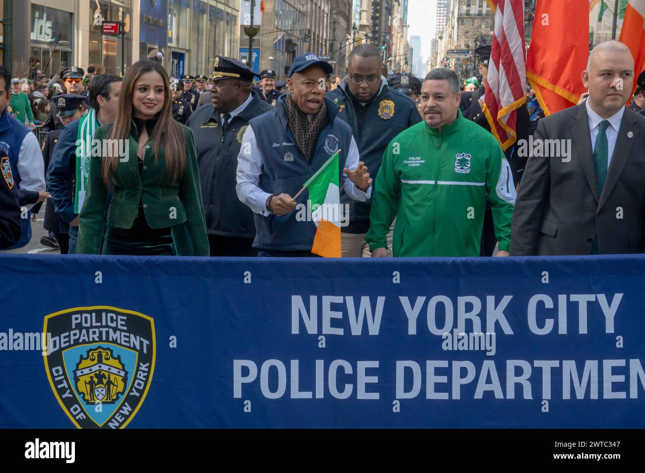 Ny Rep Rajkumar New York, United States. 16th Mar, 2024. (L-R) New York City Assembly ...