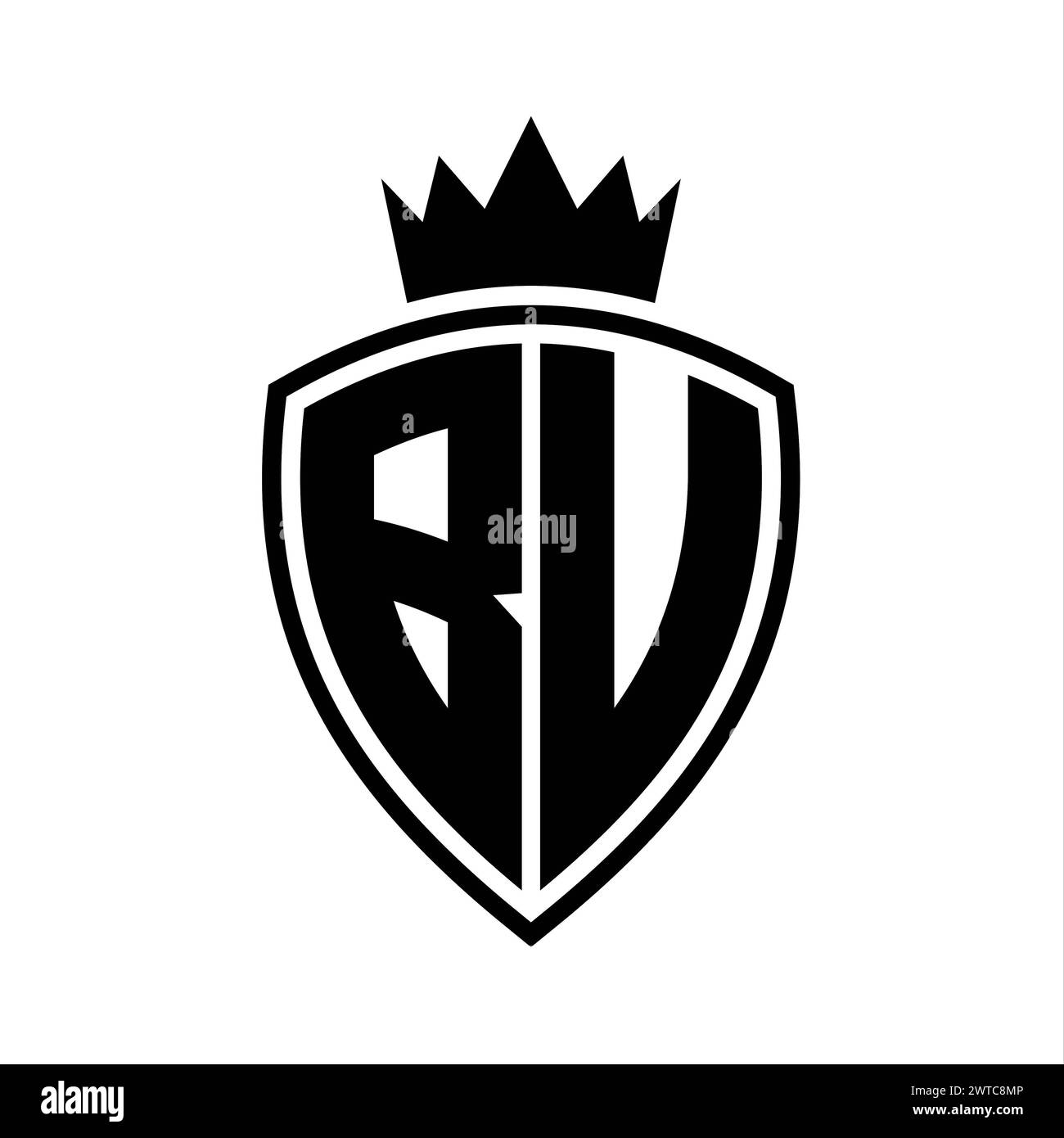 Letter bu logo Black and White Stock Photos & Images - Alamy