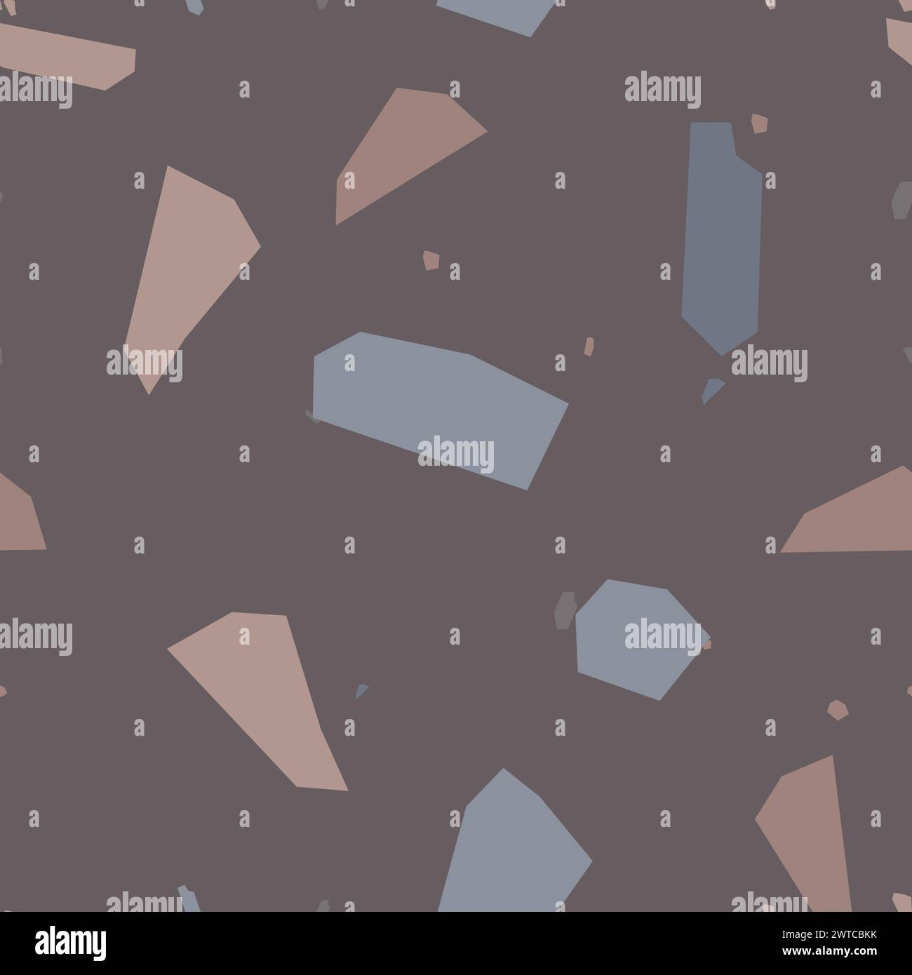 Terrazzo imitation seamless pattern. Realistic marble texture with ...