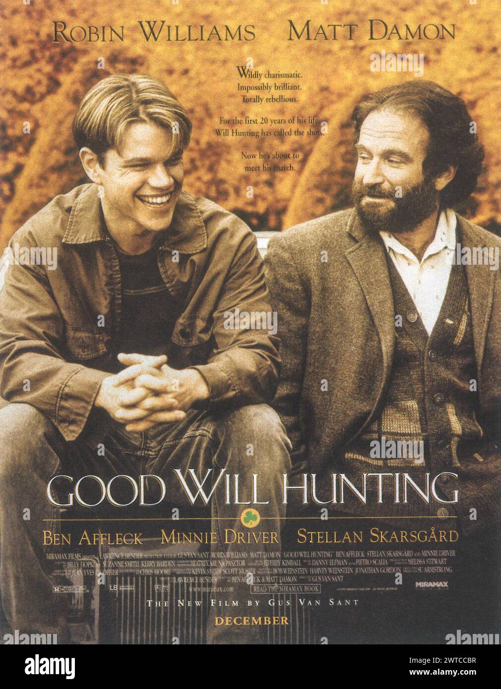 1997 Good Will Hunting movie poster, a psychological drama film ...