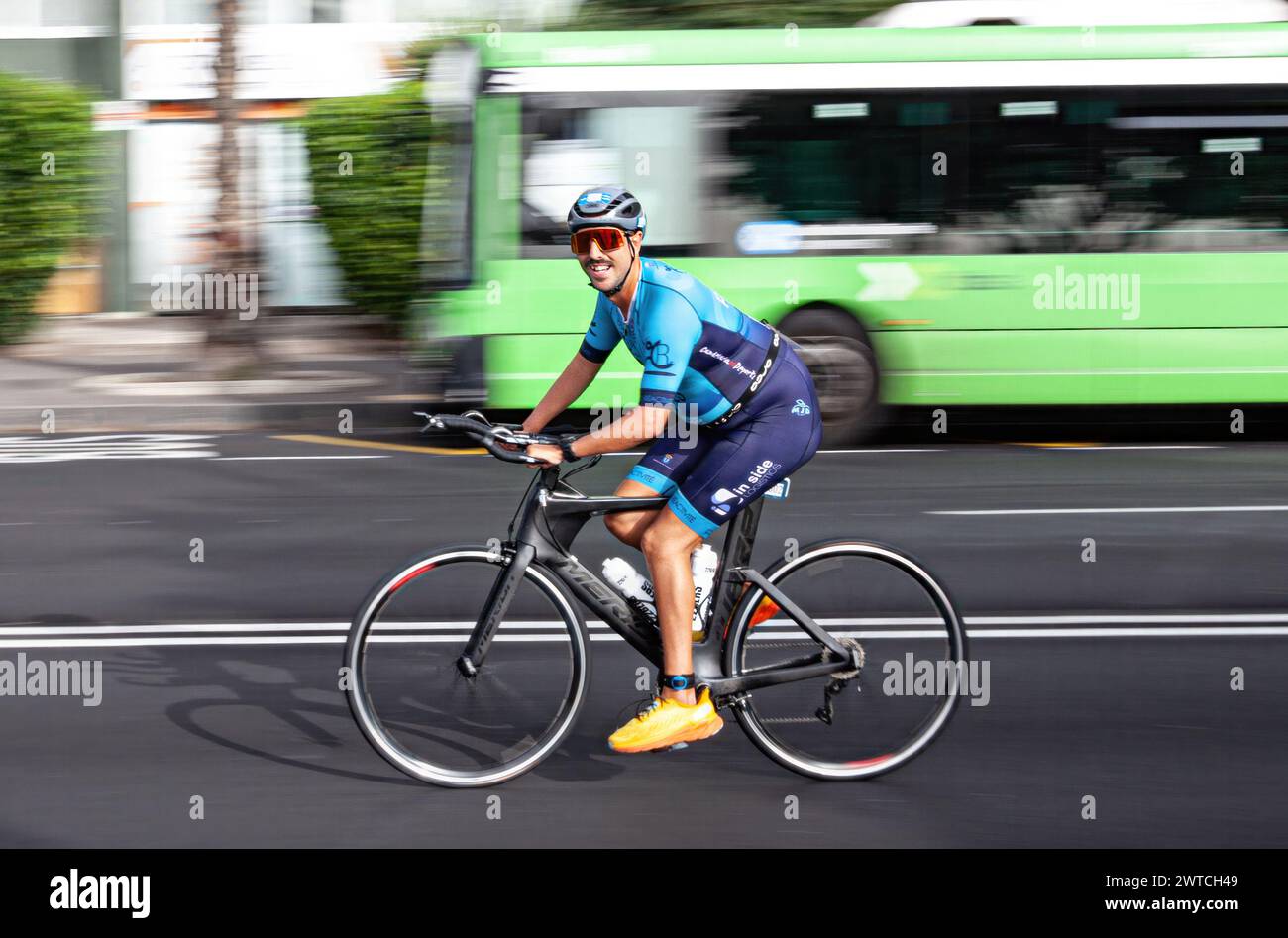 competitor of paralympic Ocean Lava competition Stock Photo - Alamy