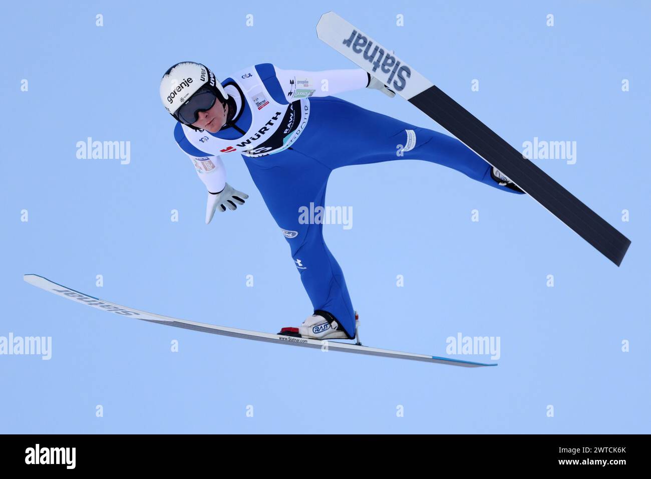 Vikersund 20240317.Domen Prevc (SLO) in Sunday's FIS world cup ski