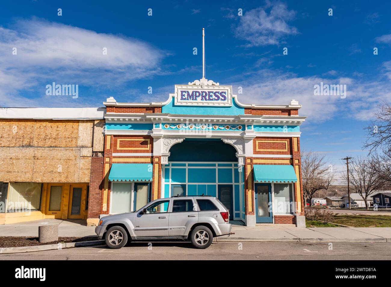 Magna, UT, USMarch 6, 2024 The colorful entrance to the historic
