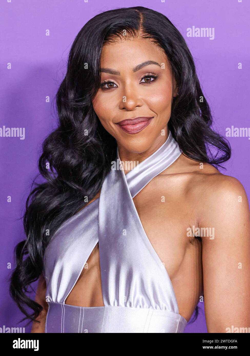 LOS ANGELES, CALIFORNIA, USA - MARCH 16: KJ Smith arrives at the 55th Annual NAACP Image Awards held at the Shrine Auditorium and Expo Hall on March 16, 2024 in Los Angeles, California, United States. (Photo by Xavier Collin/Image Press Agency) Stock Photo