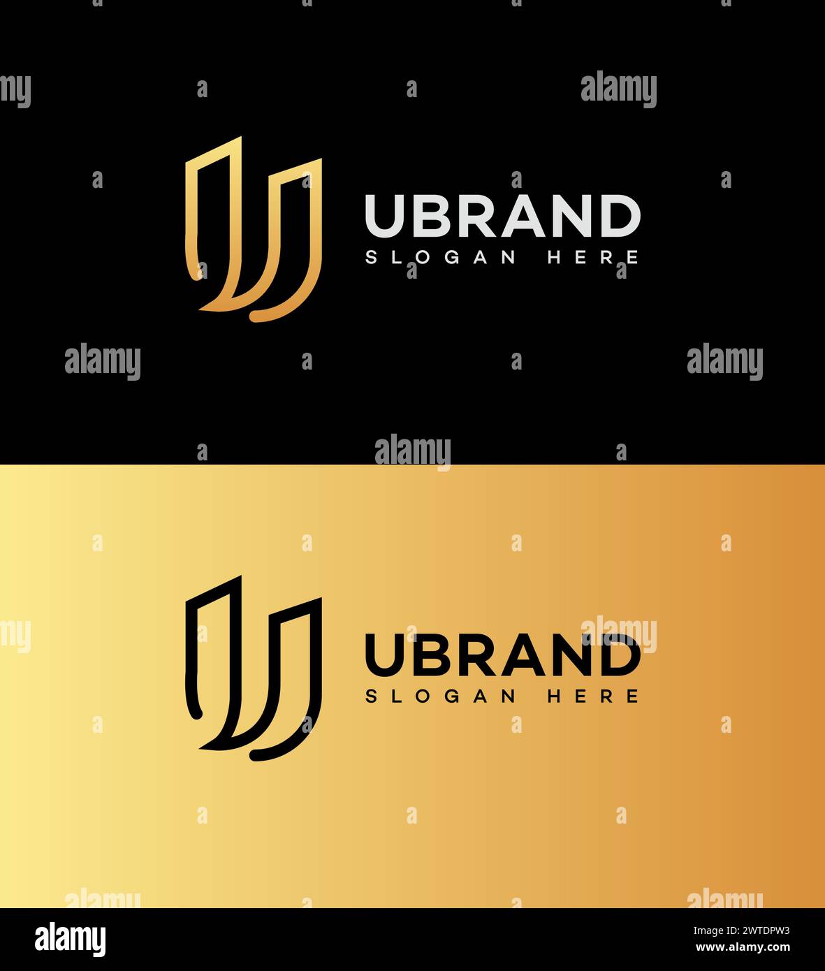 U Letter Logo Icon Brand Identity Sign. U Letter Symbol Template Stock ...