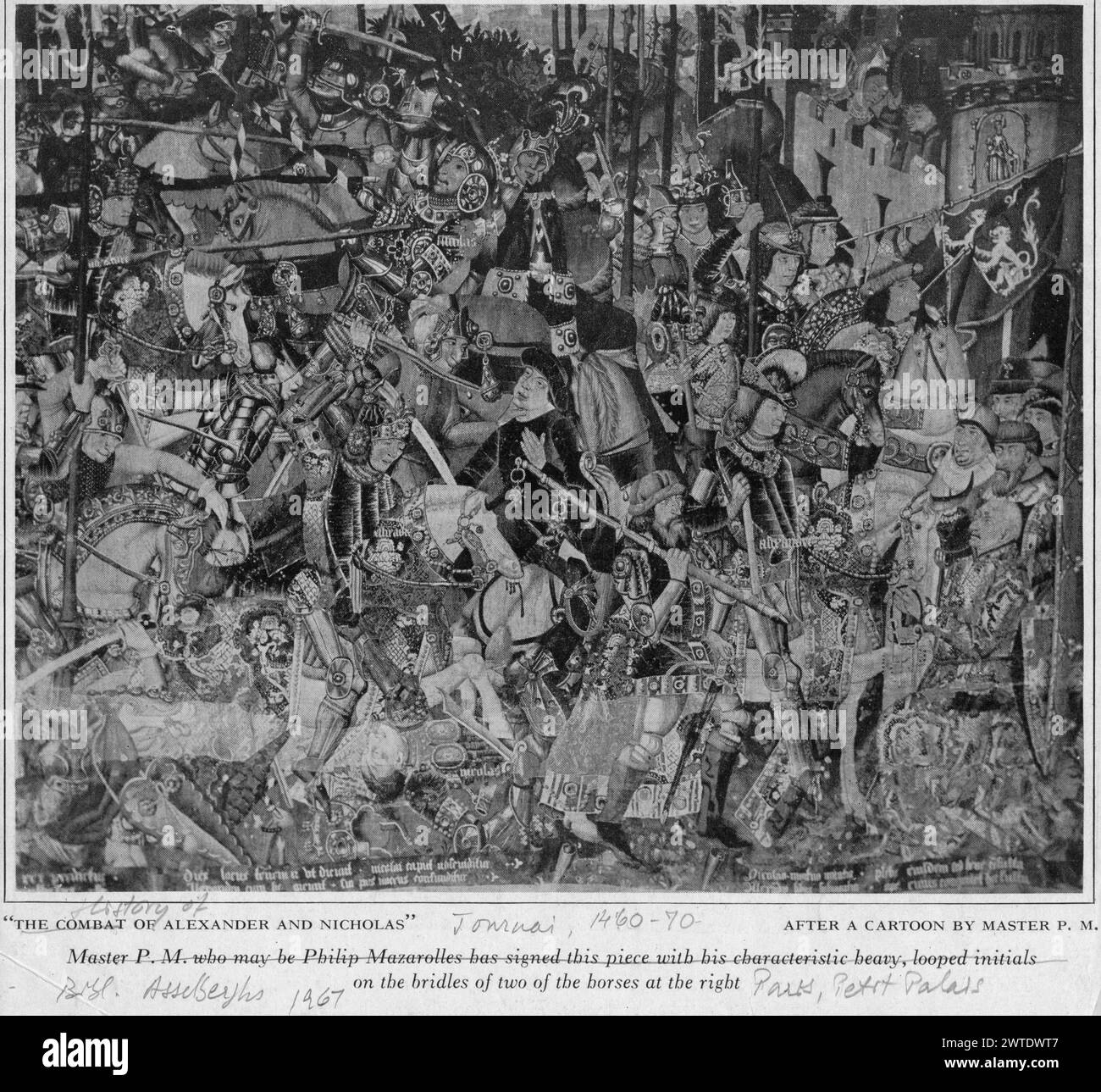 Battle of Alexander. unknown c. 1460-1470 Tapestry Materials/Techniques ...