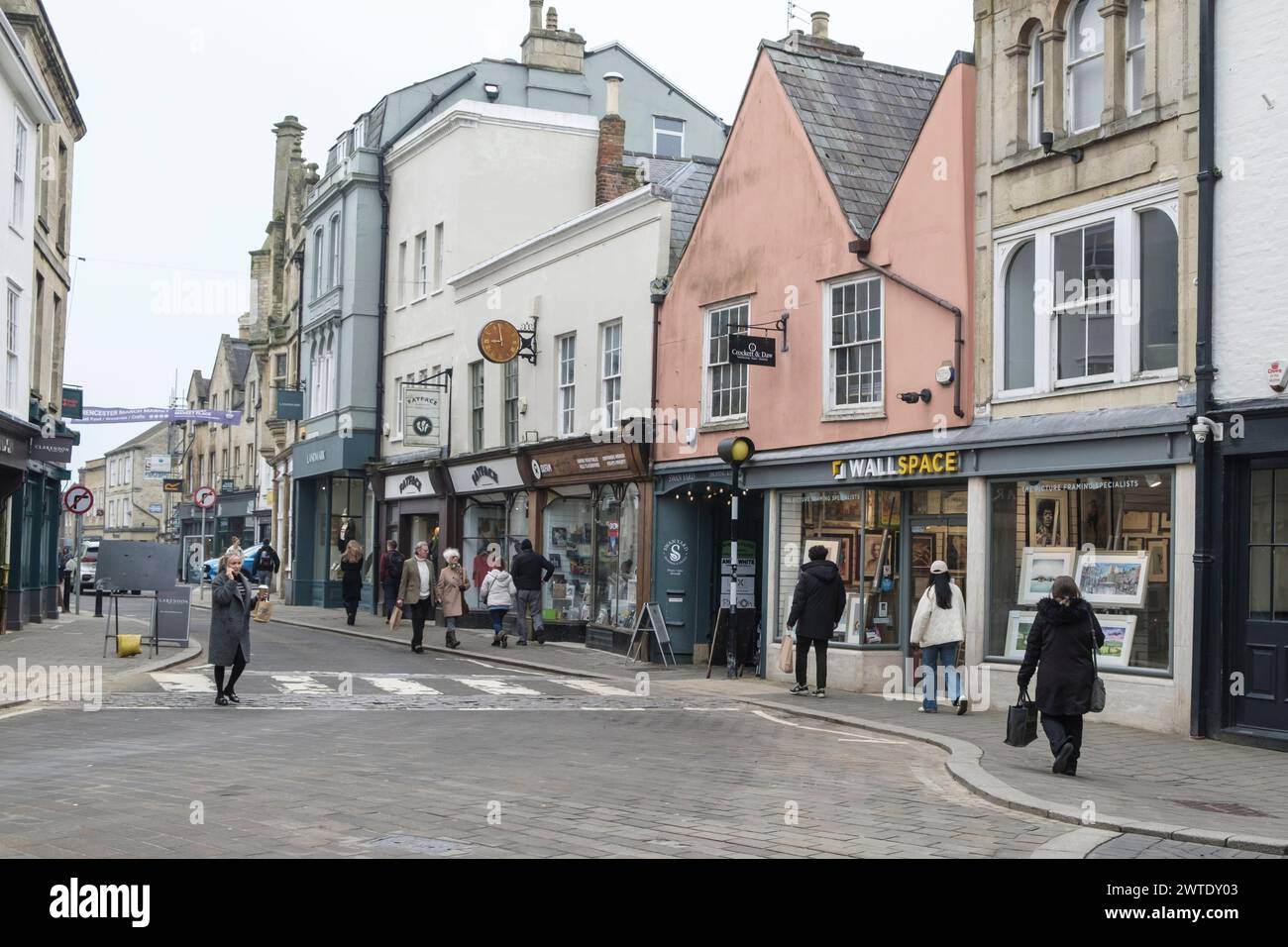 Around Cirencester a small Gloucestershire town. Stock Photo