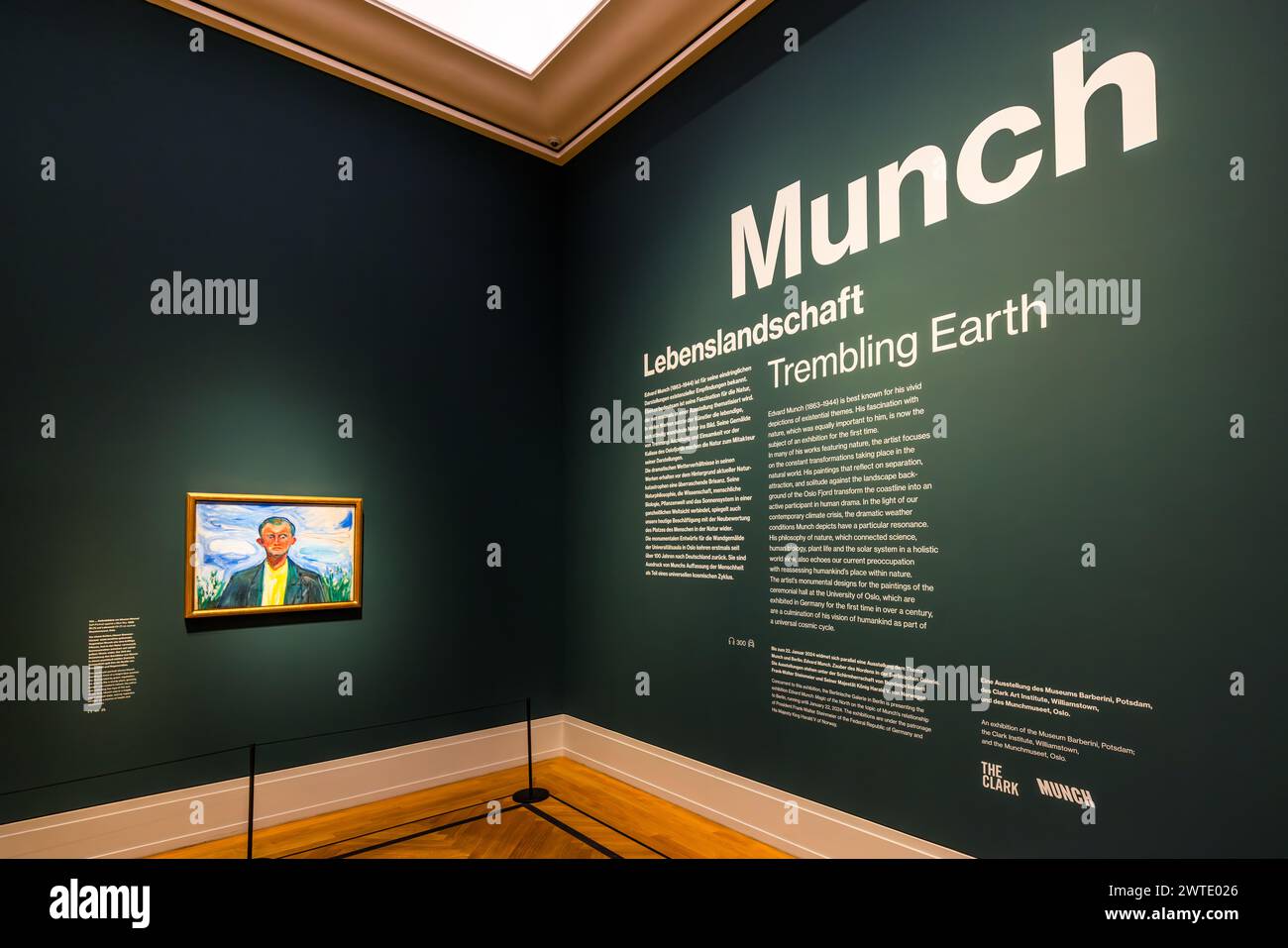 Edvard Munch exhibition at the Museum Barberini. Potsdam, Brandenburg ...