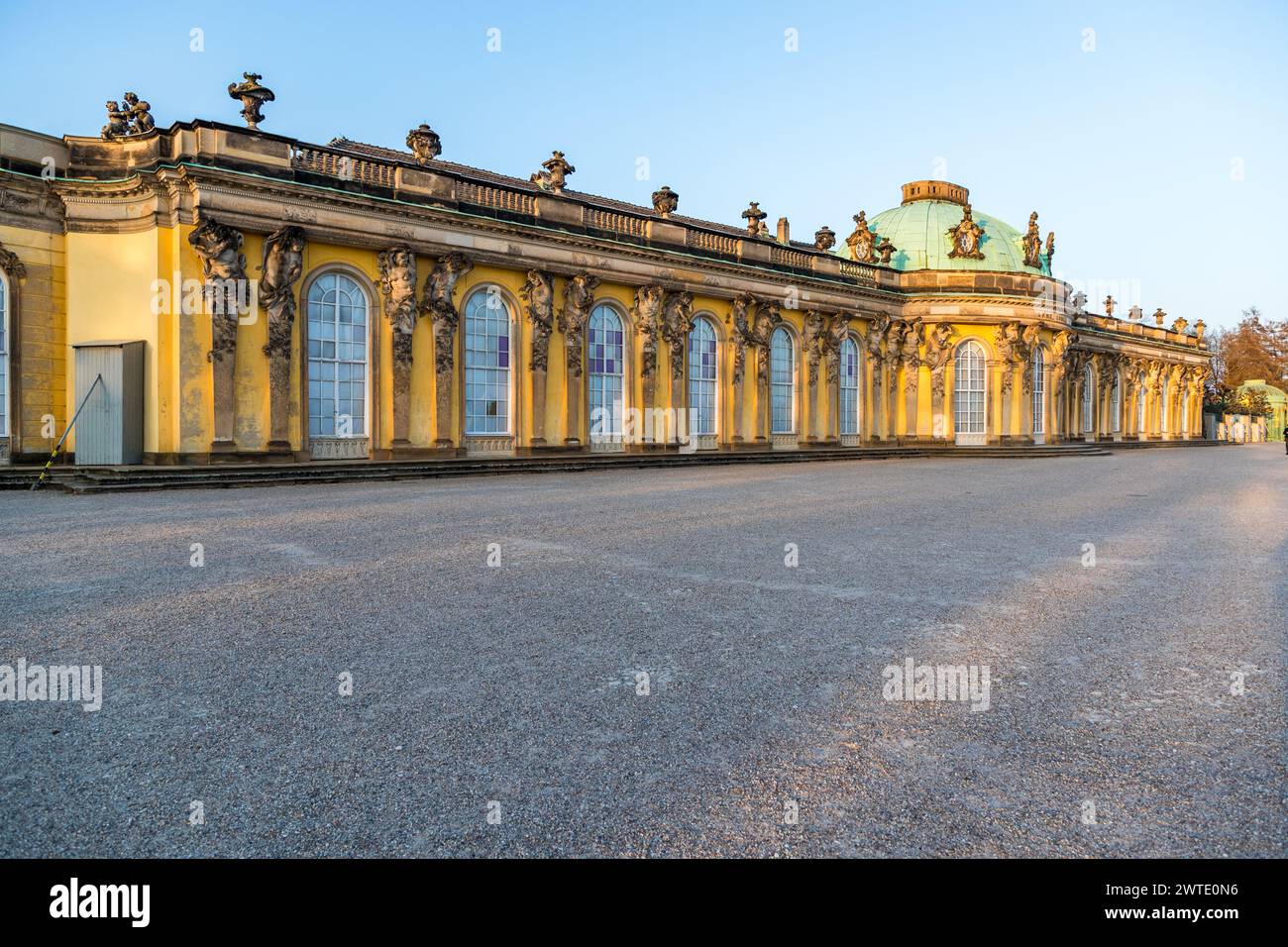 Sanssouci Palace, Potsdam, Brandenburg, Brandenburg, Germany Stock Photo