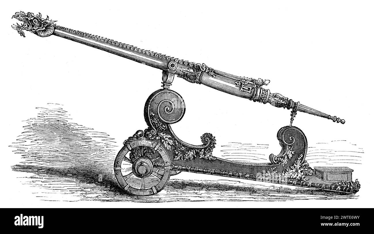 Golden Dragon Cannon, dragon-shaped gun, 16th century Stock Photo - Alamy