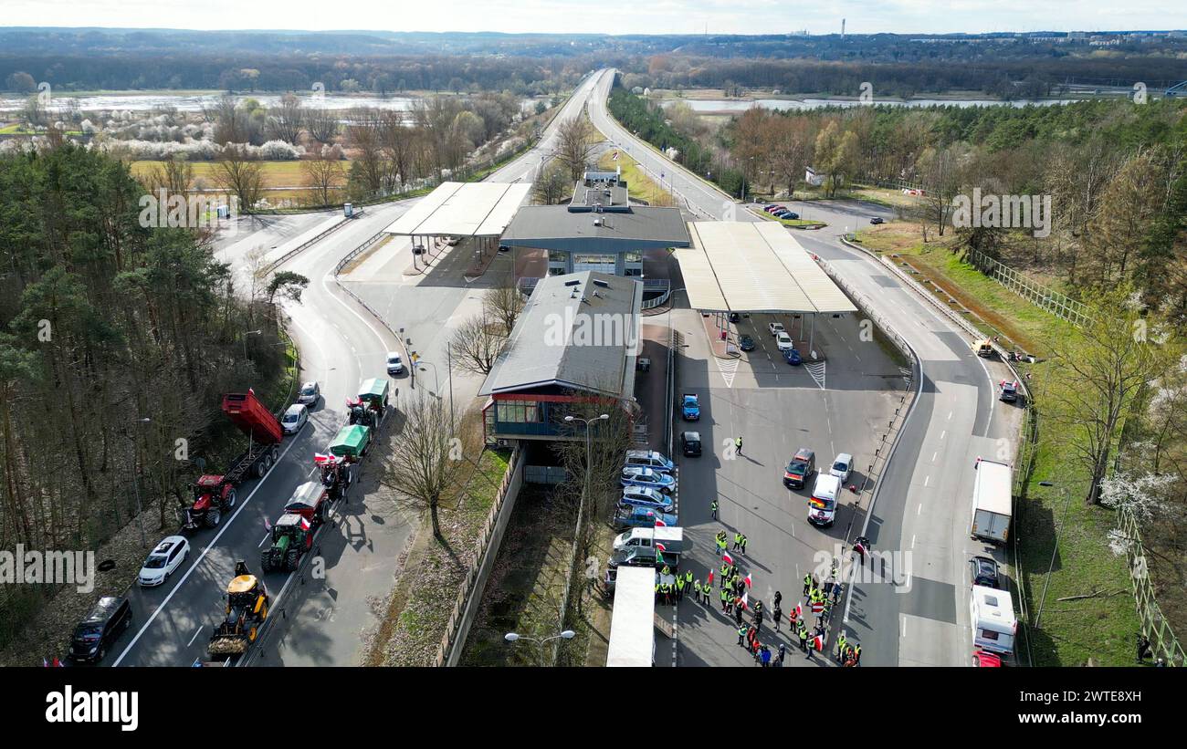 Bauernproteste legen seit Sonntag 13 Uhr den Grenzübergang Deutschland