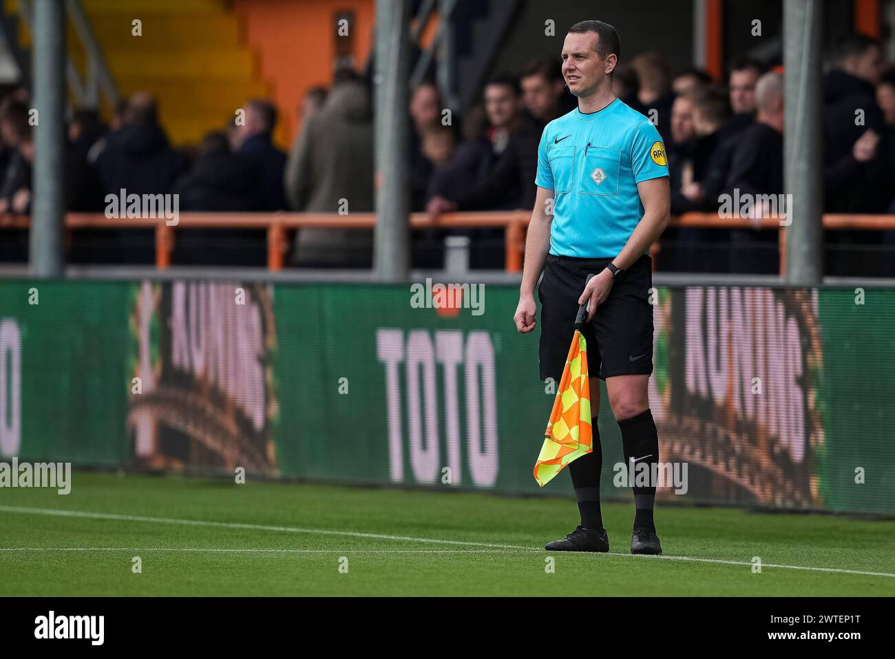 Volendam Netherlands March 17 Yorick Weterings Assistant Referee