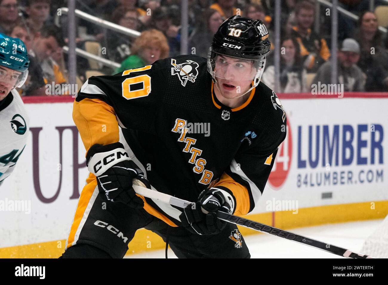 Pittsburgh Penguins' Drew O'Connor skates during the second period of ...