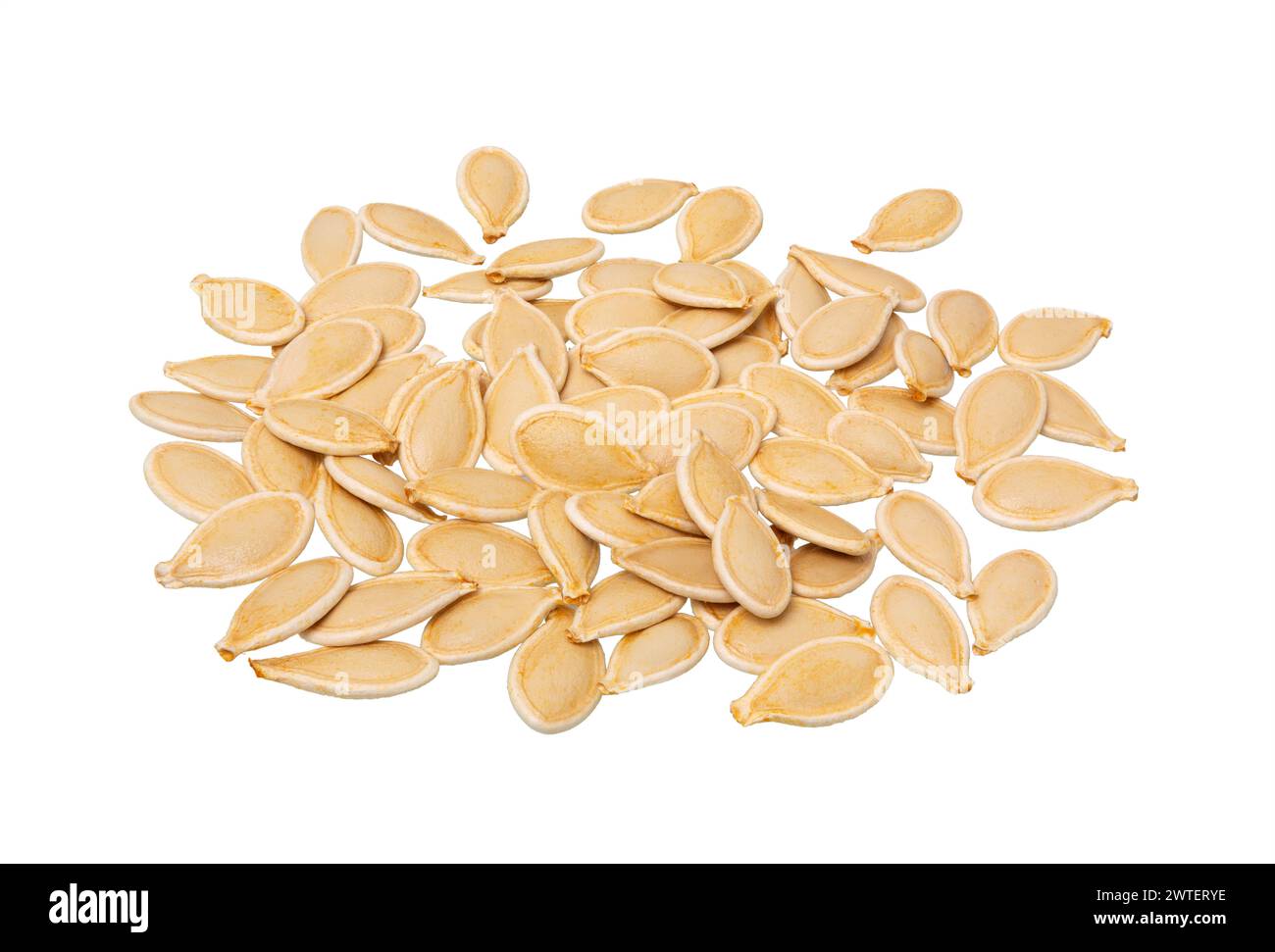 Fresh Raw Pumpkin Seeds Isolated On White Background Stock Photo Alamy Fresh Raw Pumpkin Seeds Isolated On White Background 2WTERYE