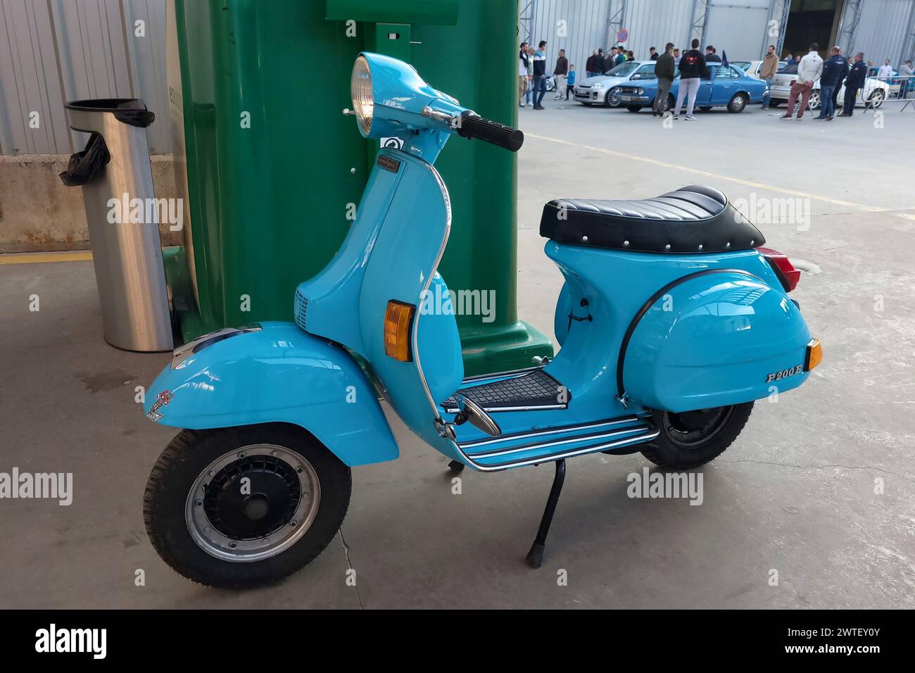 Vespa p200e hi-res stock photography and images - Alamy