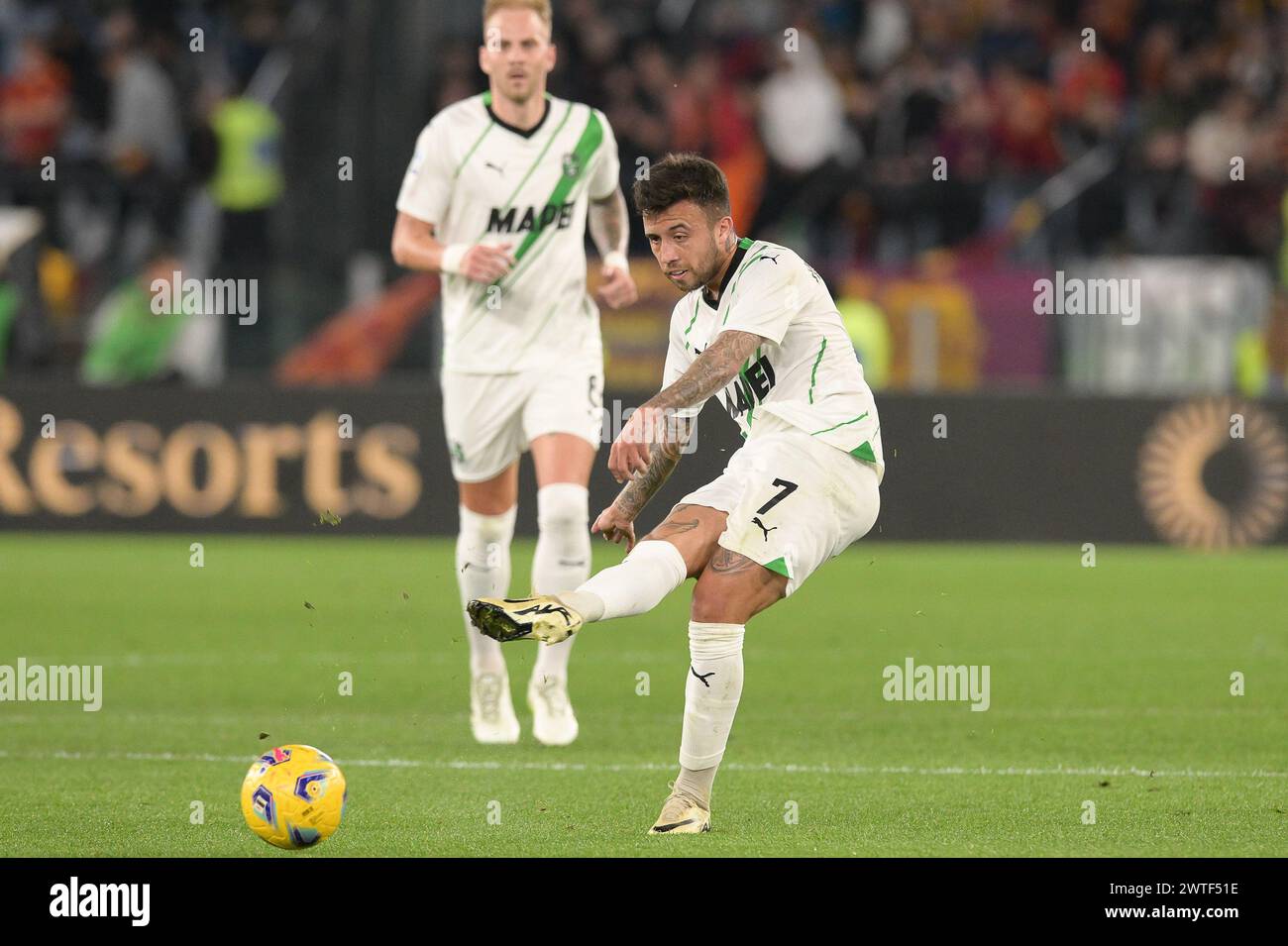 Stadio Olimpico, Rome, Italy. 17th Mar, 2024. Serie A Football; Roma ...