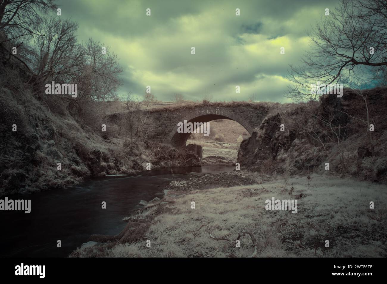 old bridge of castleton king edward aberdeenshire scotland Stock Photo