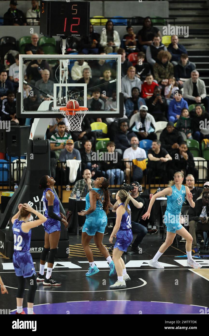 London, UK. 17th Mar, 2024. Madison Washington of Women North AllStars