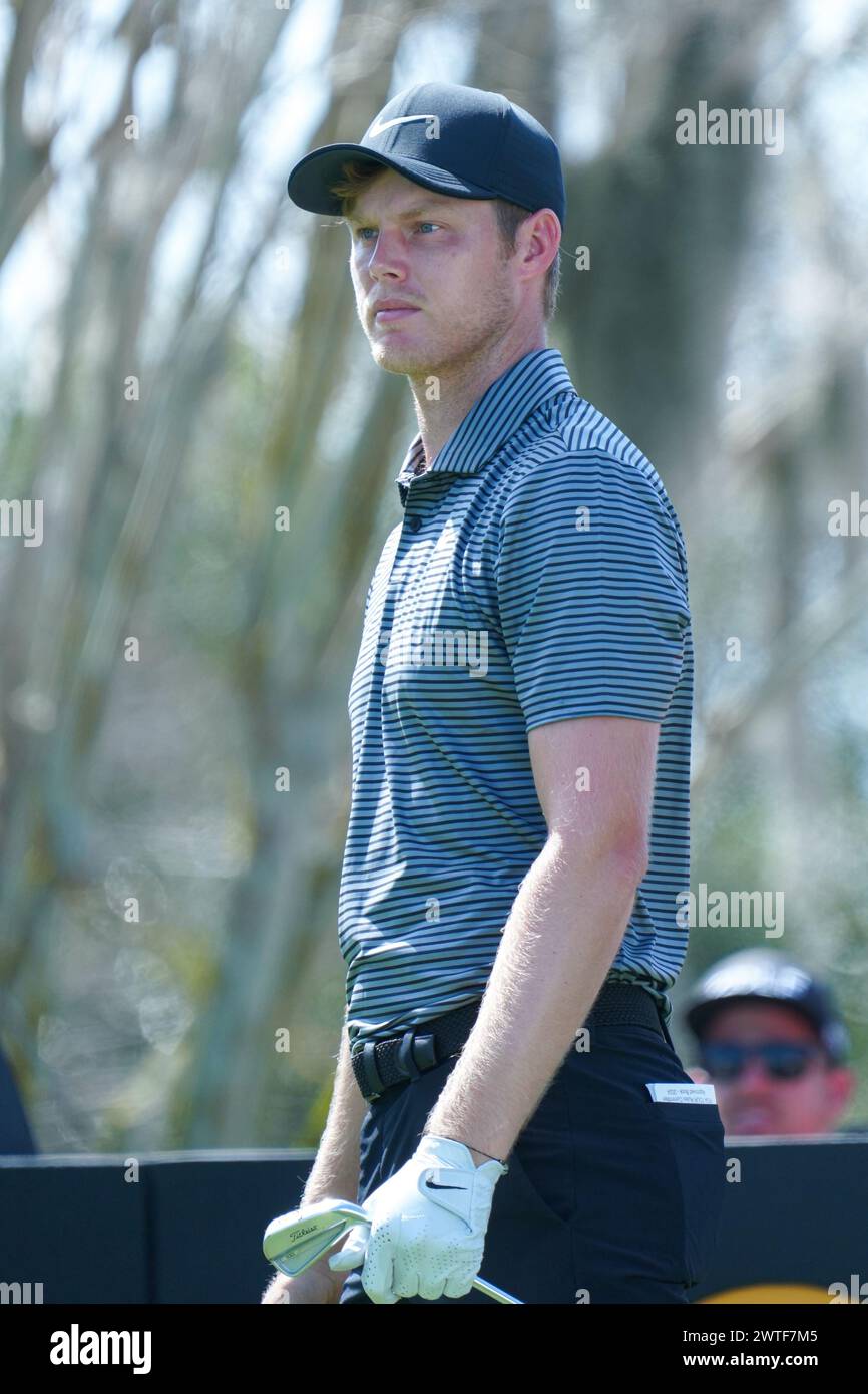 Orlando, Florida, USA, March 10, 2024, Cam Davis During the 2024 Arnold Palmer Invitational at Bay Hill Club.  (Photo Credit:  Marty Jean-Louis) Stock Photo