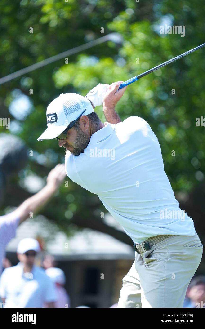 Orlando, Florida, USA, March 10, 2024, Corey Conners During the 2024 Arnold Palmer Invitational at Bay Hill Club.  (Photo Credit:  Marty Jean-Louis) Stock Photo