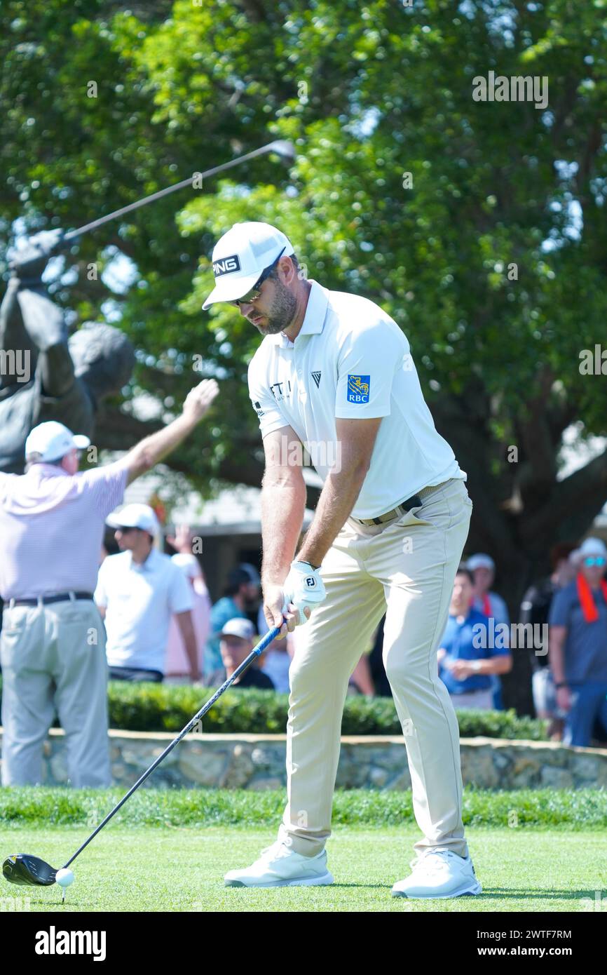 Orlando, Florida, USA, March 10, 2024, Corey Conners During the 2024 Arnold Palmer Invitational at Bay Hill Club.  (Photo Credit:  Marty Jean-Louis) Stock Photo