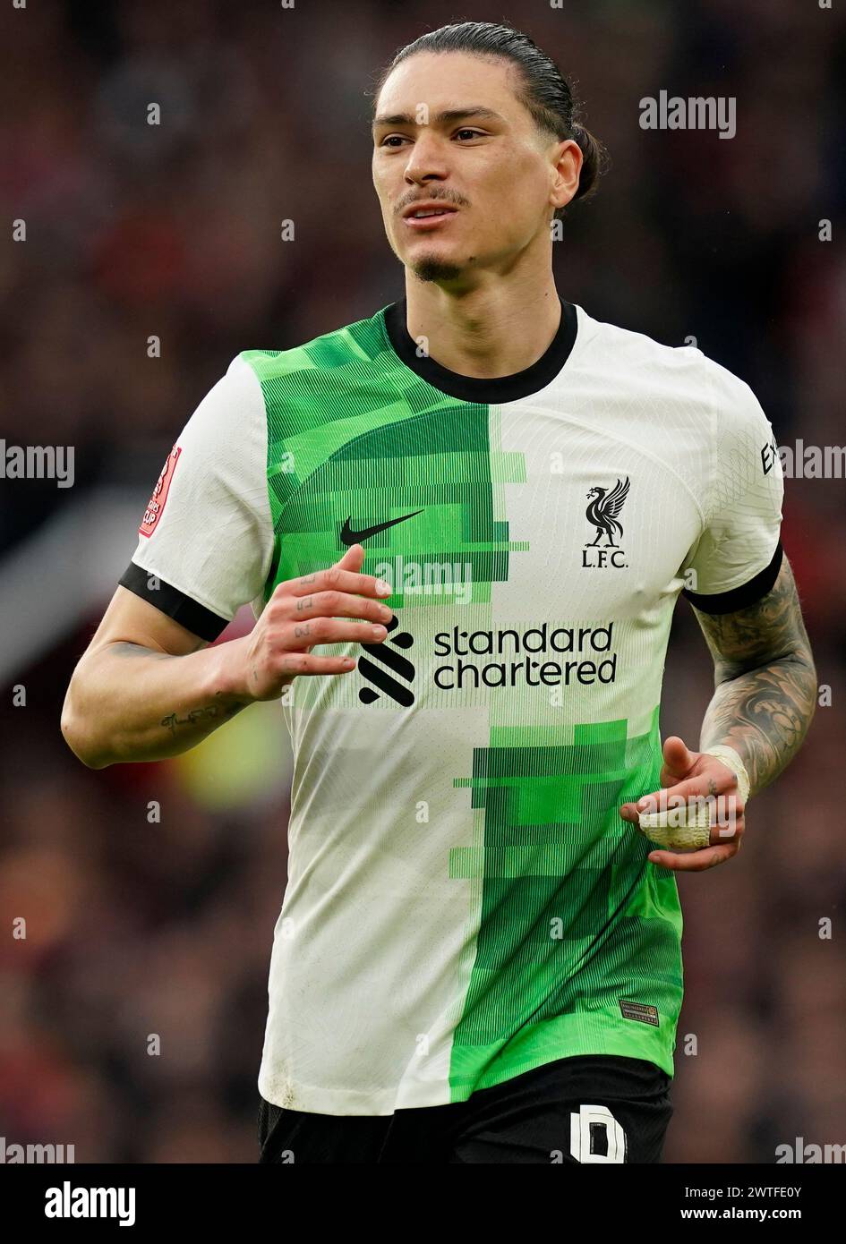 Manchester, UK. 17th Mar, 2024. Darwin Nunez of Liverpool during The FA
