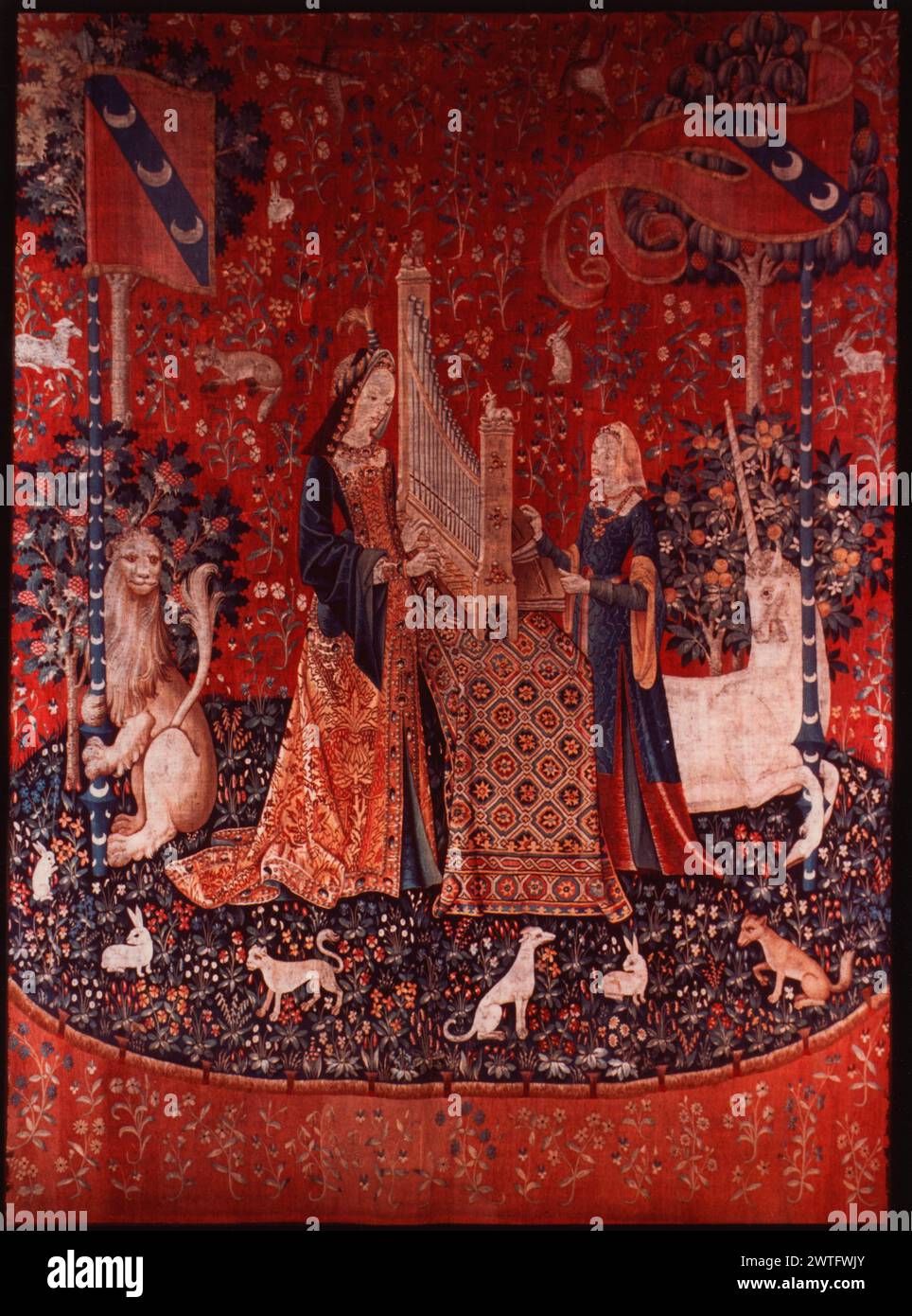Hearing Unknown C 1490 1500 Tapestry Dimensions H 12 X W 9 6 hearing-unknown-c-1490-1500-tapestry-dimensions-h-12-x-w-9-6