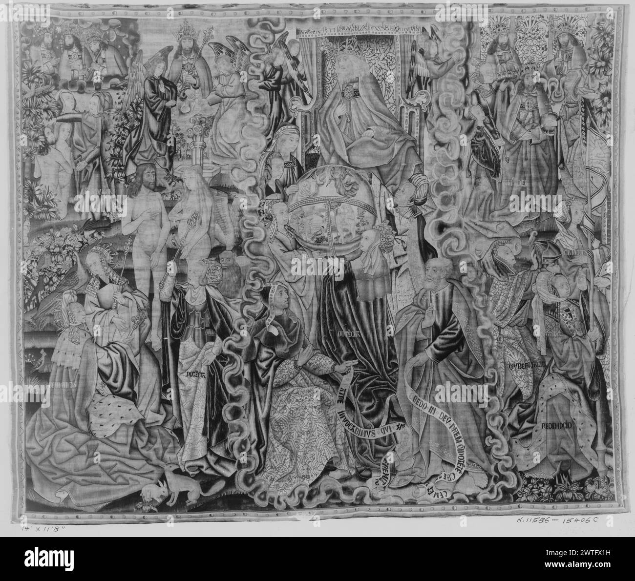 Ic Reed Ownership First article of Creed. unknown c. 1510-1515 Tapestry Dimensions: H 14 ...