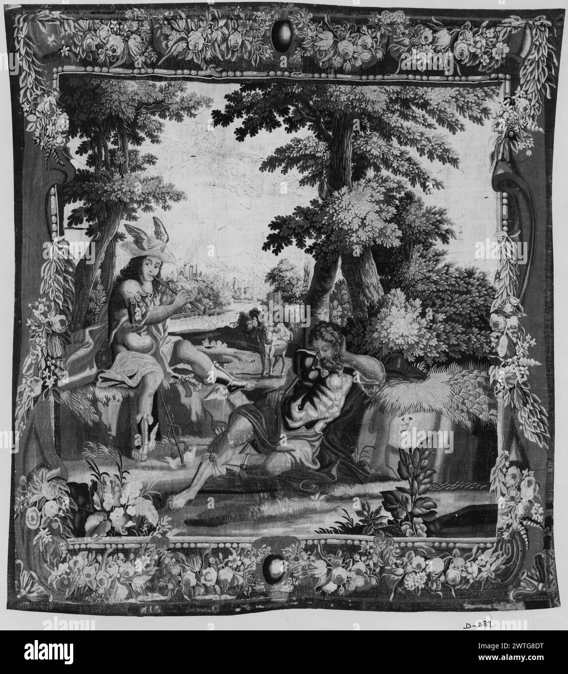 Mercury lulling Argus to sleep. unknown c. 1675-1700 Tapestry ...